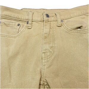 Levi's 512 Pants 31x32 (31x30) Mens 5 Pocket Cotton Blend Light Brown